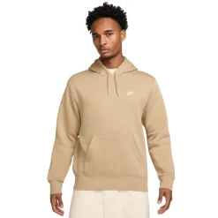 Nike Sportswear Club Fleece Joggingpak Hooded Beige Wit