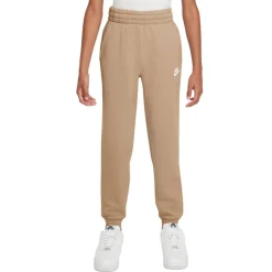 Nike Sportswear Club Fleece Joggingbroek Kids Beige Wit