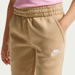 Nike Sportswear Club Fleece Joggingbroek Kids Beige Wit