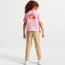Nike Sportswear Club Fleece Joggingbroek Kids Beige Wit