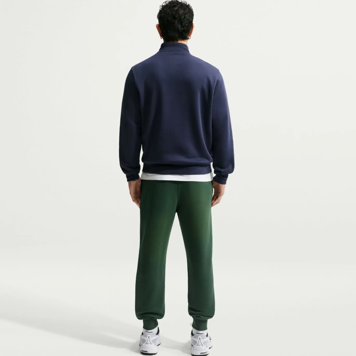 Nike Sportswear Club Fleece Joggingbroek Donkergroen Wit