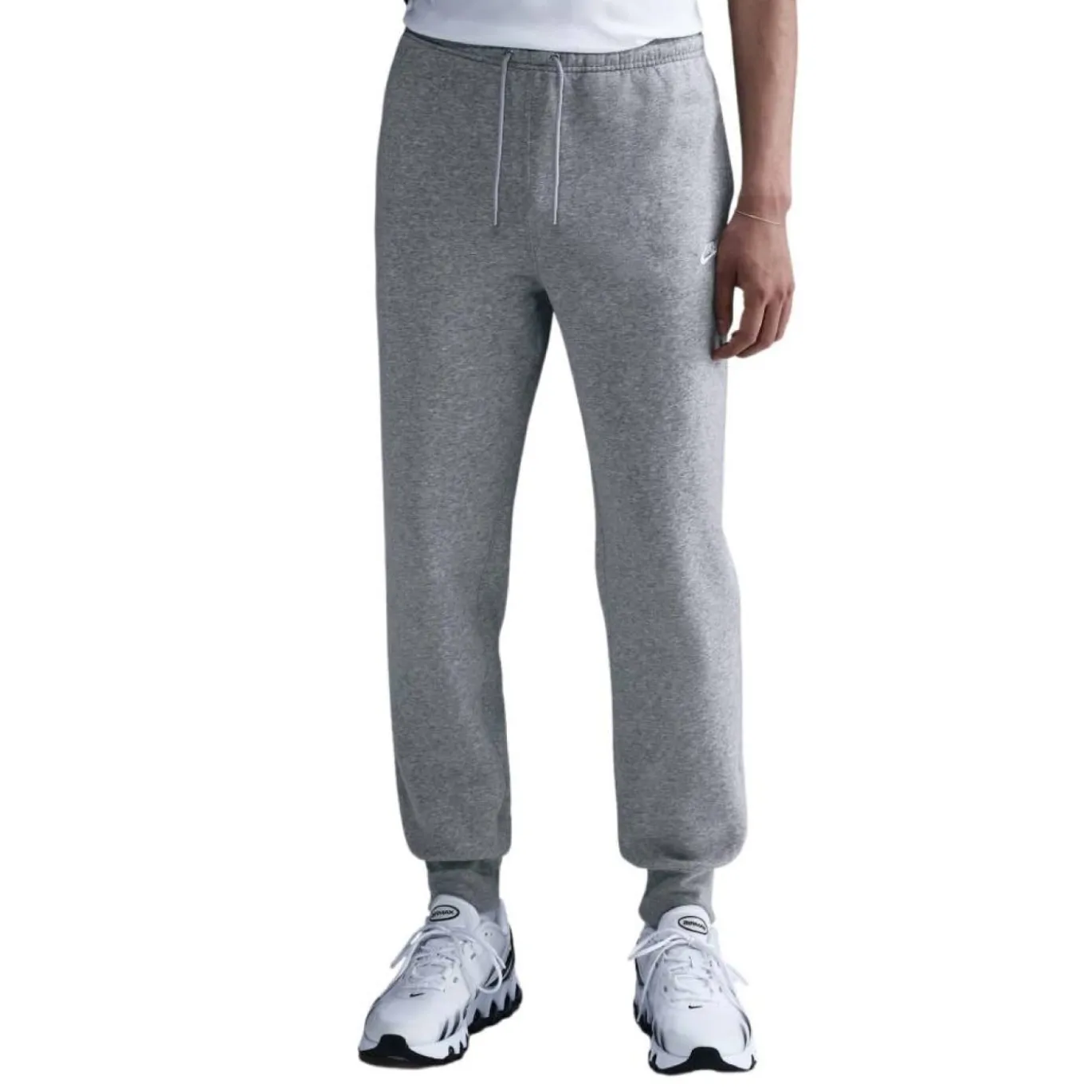 Nike Sportswear Club Fleece Joggingbroek Grijs Wit