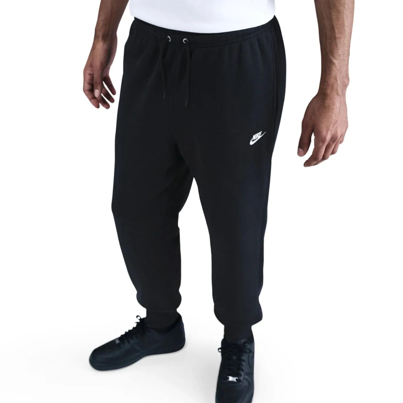 Nike Sportswear Club Fleece Joggingbroek Zwart Wit