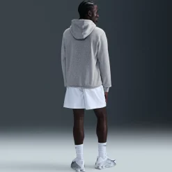 Nike Sportswear Club Fleece Joggingpak Hooded Grijs Wit