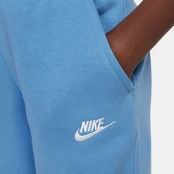 Nike Sportswear Club Fleece Trainingspak Hooded Full-Zip Kids Blauw Wit
