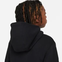 Nike Sportswear Club Fleece Trainingspak Full-Zip Hooded Kids Zwart Wit