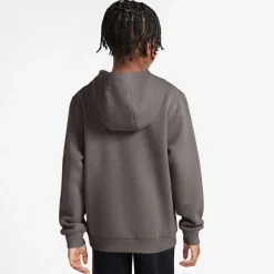 Nike Sportswear Club Fleece Trainingspak Hooded Kids Donkergrijs Wit