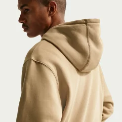 Nike Sportswear Club Fleece Trainingspak Hooded Donkerbeige Donkerblauw