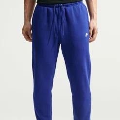 Nike Sportswear Club Fleece Trainingspak Hooded Felblauw Wit