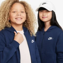 Nike Sportswear Club Fleece Vest Kids Donkerblauw Wit