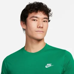 Nike Sportswear Club T-Shirt Groen Wit