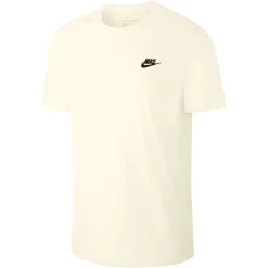 Nike Sportswear Club T-Shirt Lichtgeel Zwart