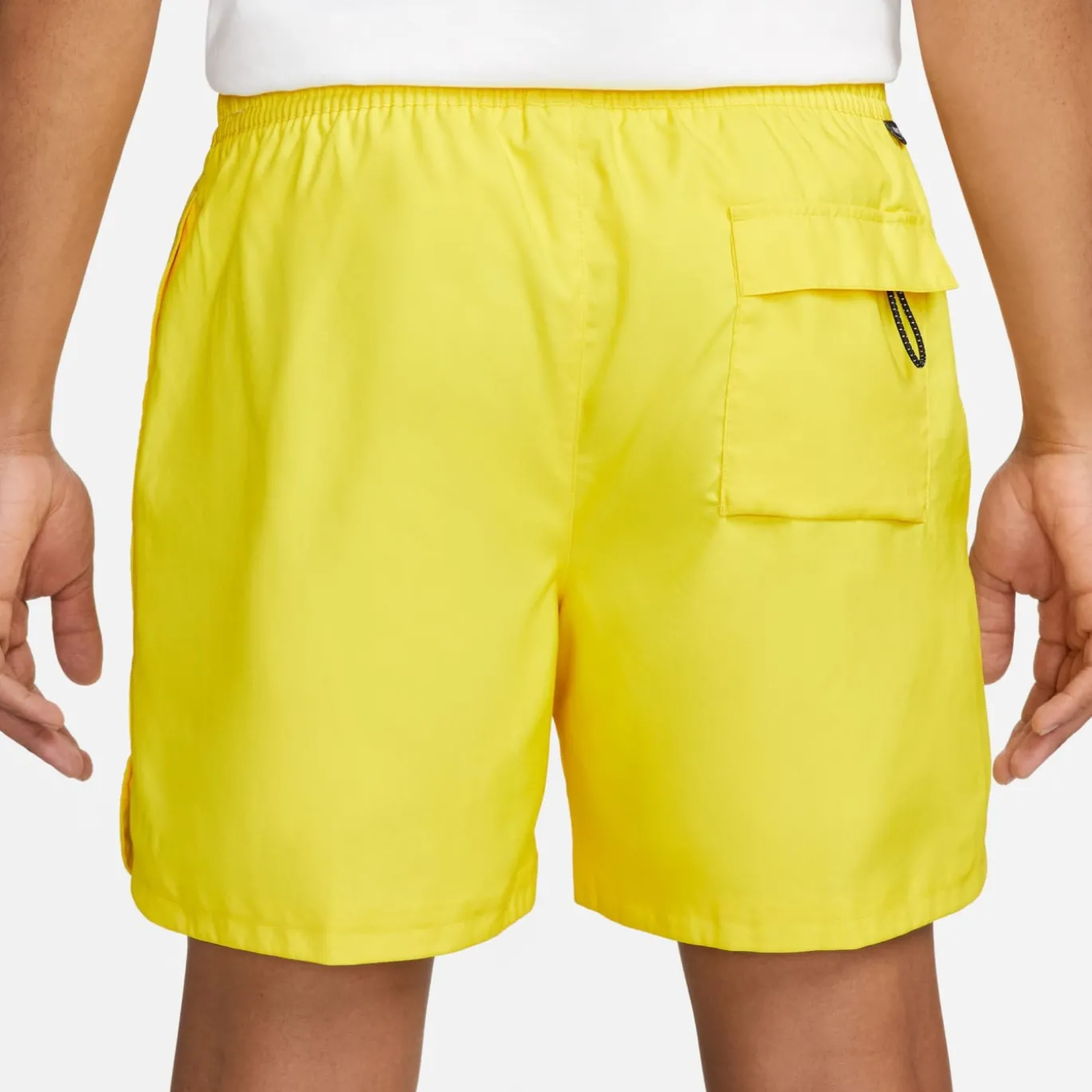 Nike Sportswear Club Woven Broekje Geel Wit