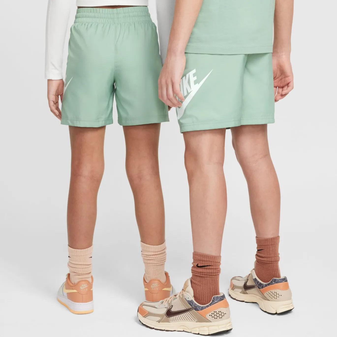 Nike Sportswear Club Zomerset Kids Lichtgroen Wit