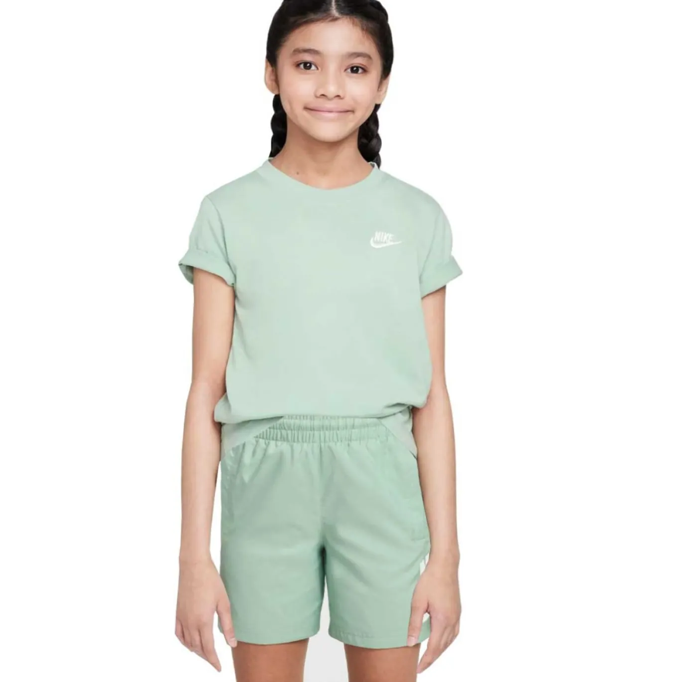 Nike Sportswear Club Zomerset Kids Lichtgroen Wit