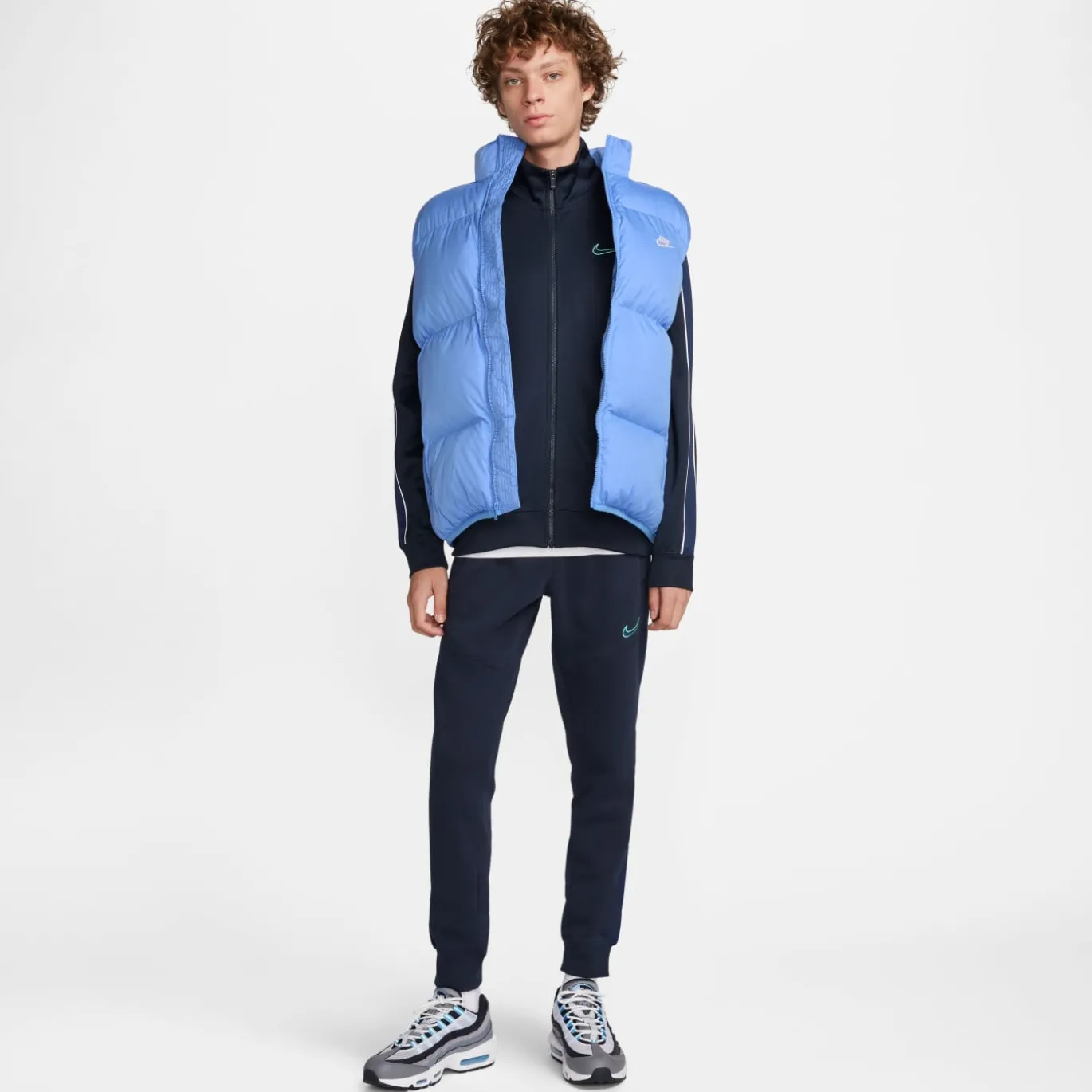 Nike Sportswear Fleece Jogger Donkerblauw