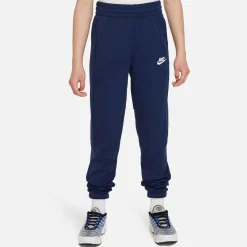 Nike Sportswear Poly Trainingspak Full-Zip Hooded Kids Donkerblauw Blauw Wit