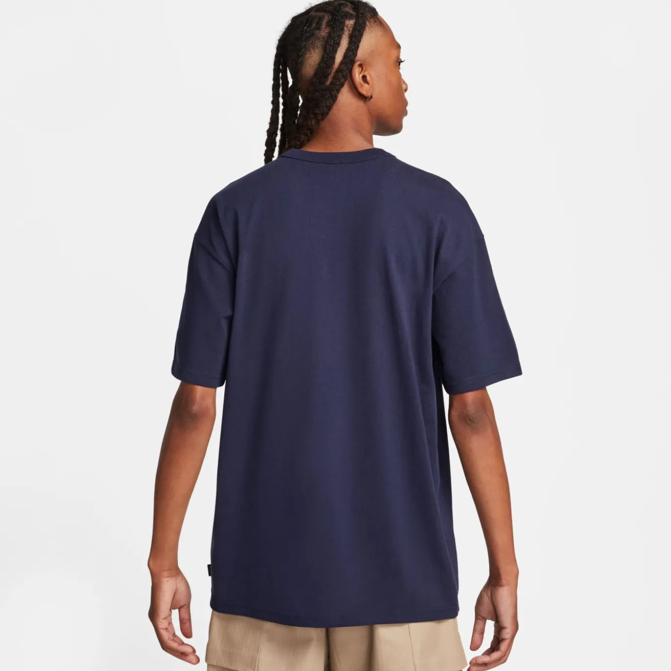 Nike Sportswear Premium Essentials T-Shirt Donkerblauw