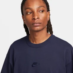 Nike Sportswear Premium Essentials T-Shirt Donkerblauw