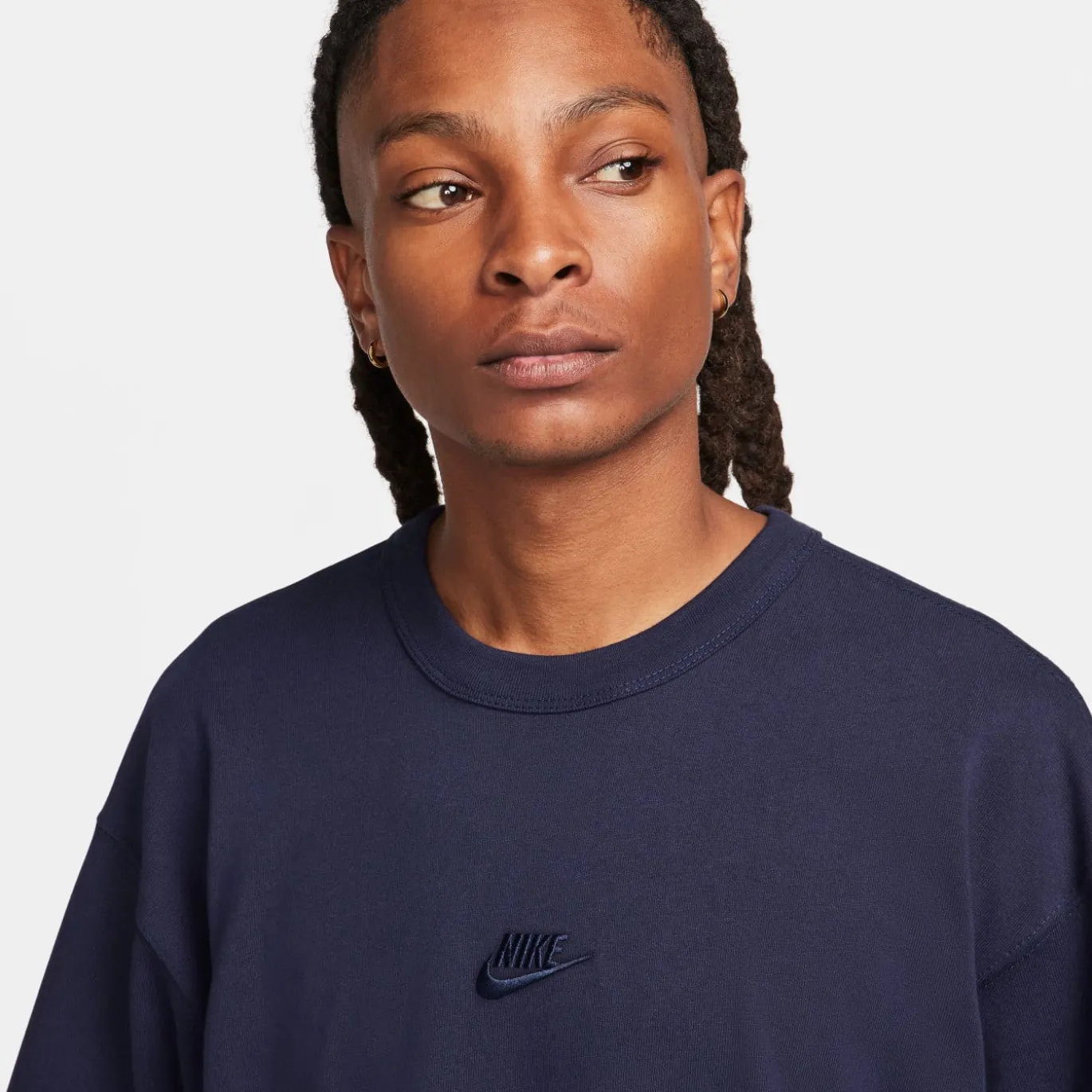Nike Sportswear Premium Essentials T-Shirt Donkerblauw