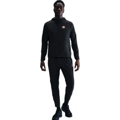 Nike Sportswear Sport Casual Trainingspak Full-Zip Hooded Zwart Rood