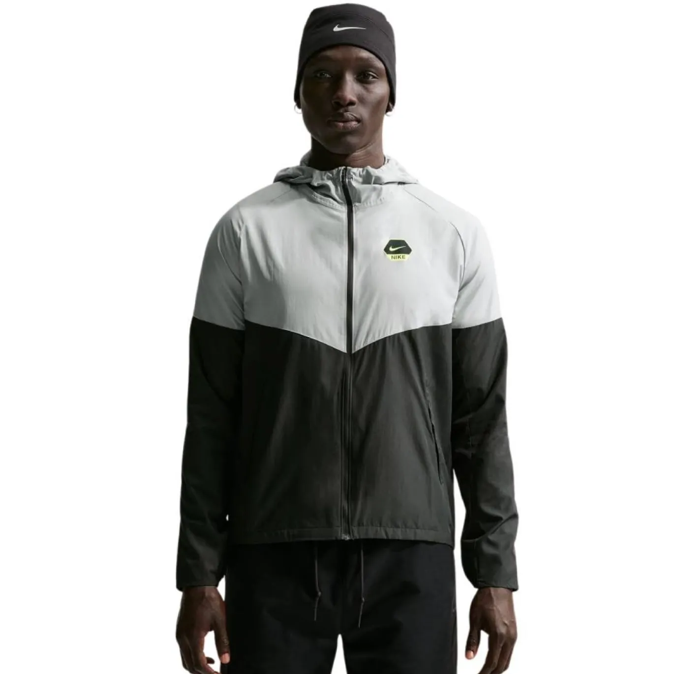 Nike Sportswear Sport Casual Jack Hooded Donkergrijs Lichtgrijs
