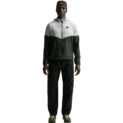 Nike Sportswear Sport Casual Jack Hooded Donkergrijs Lichtgrijs