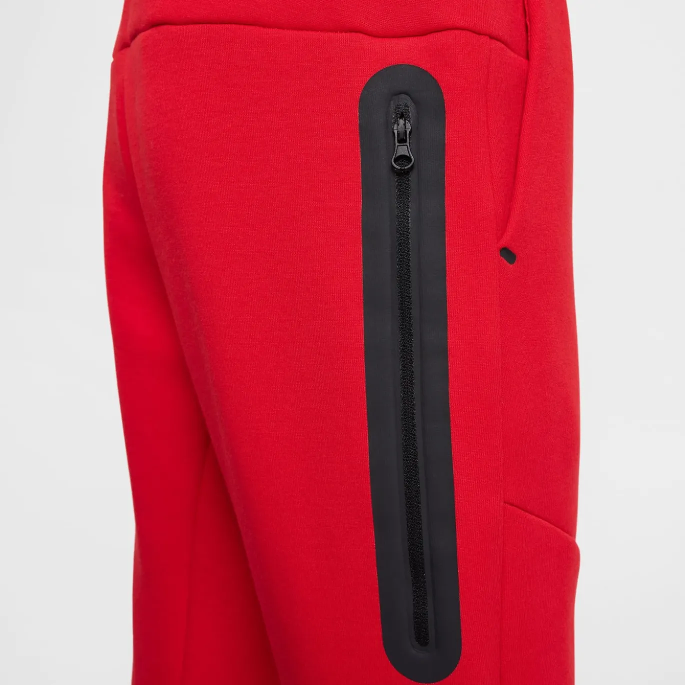 Nike Sportswear Tech Fleece Joggingbroek Kids Rood Zwart