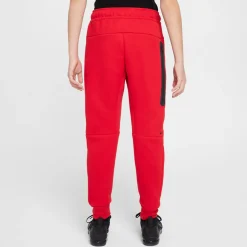 Nike Sportswear Tech Fleece Joggingbroek Kids Rood Zwart