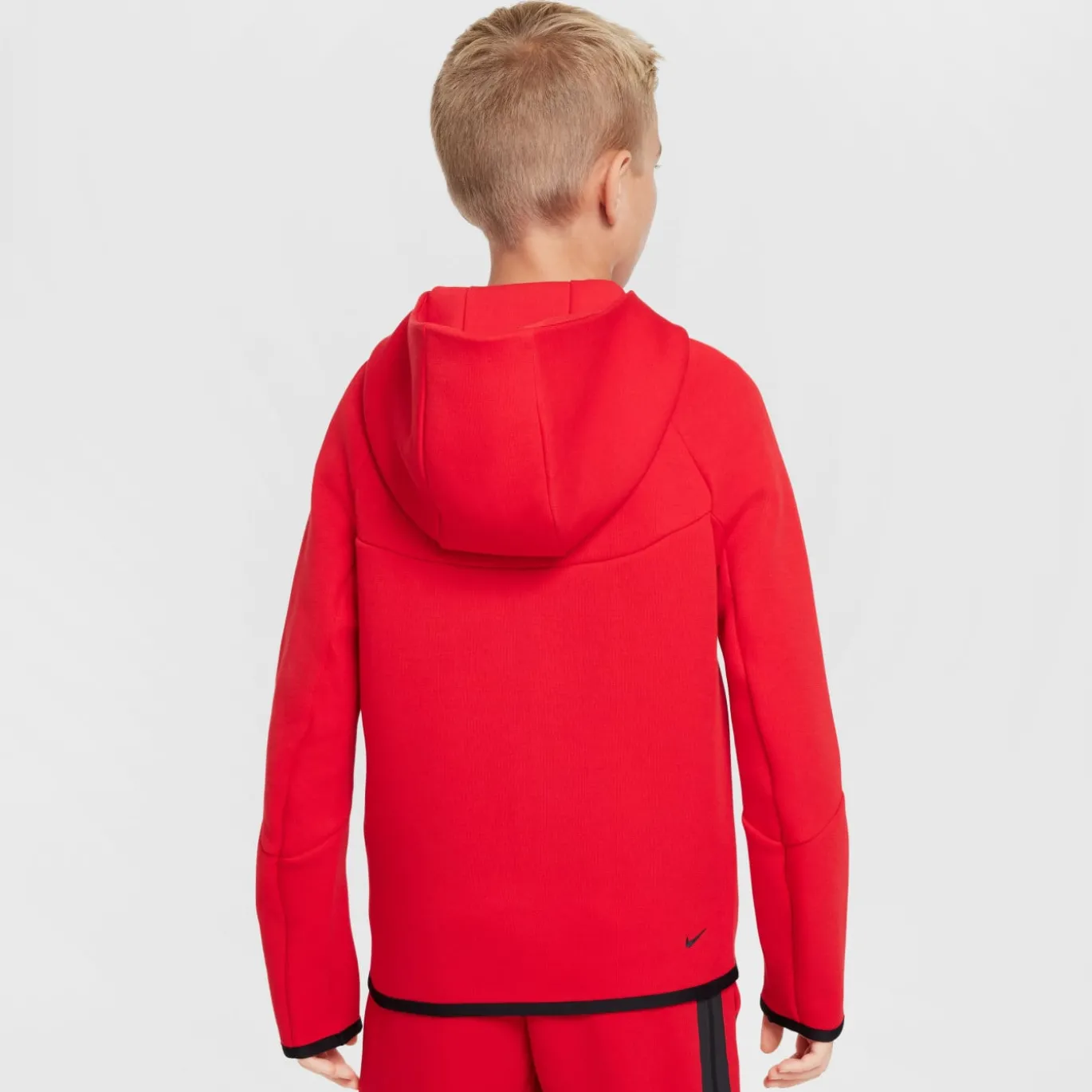 Nike Sportswear Tech Fleece Vest Kids Rood Zwart