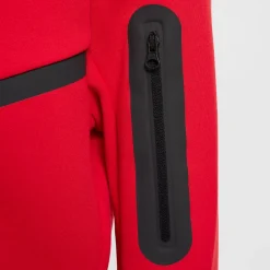 Nike Sportswear Tech Fleece Vest Kids Rood Zwart