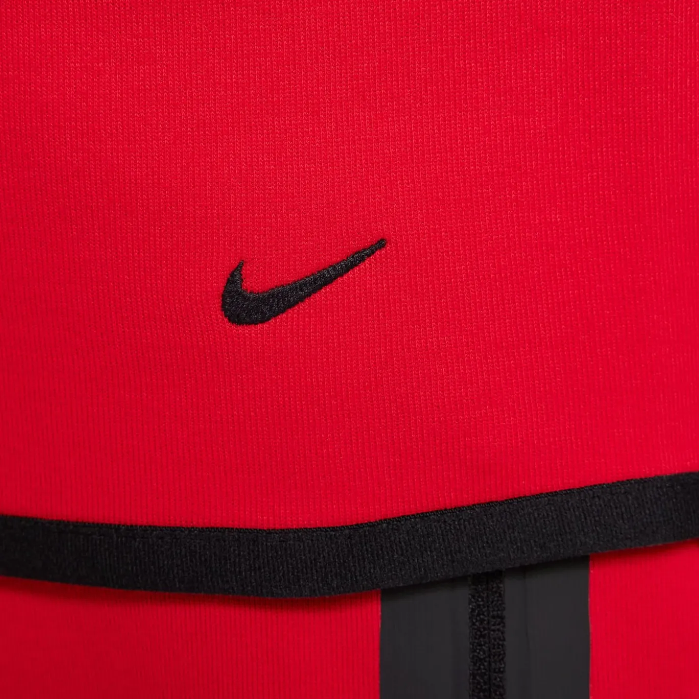 Nike Sportswear Tech Fleece Vest Kids Rood Zwart