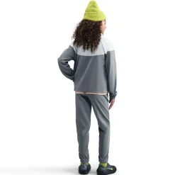 Nike Sportswear Trainingspak Full-Zip Kids Donkergrijs Lichtgrijs Wit