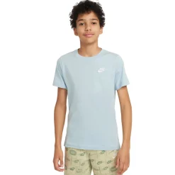 Nike Sportswear T-Shirt Kids Blauwgrijs Wit
