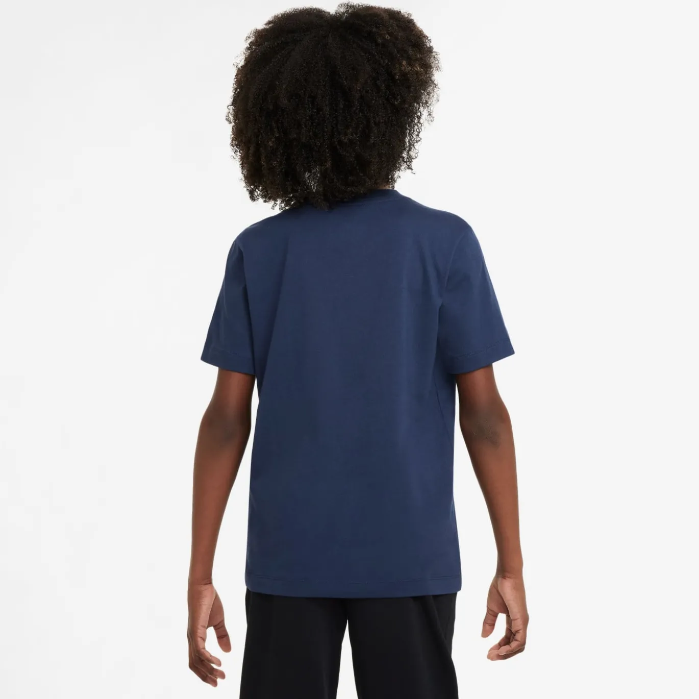 Nike Sportswear T-Shirt Kids Donkerblauw Wit