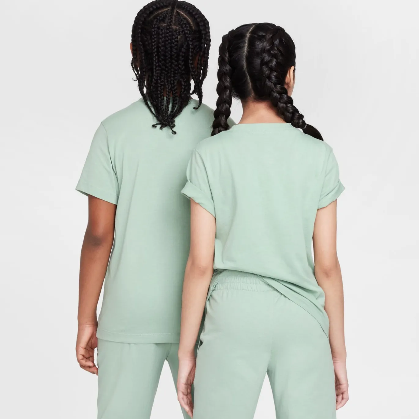 Nike Sportswear T-Shirt Kids Lichtgroen Wit