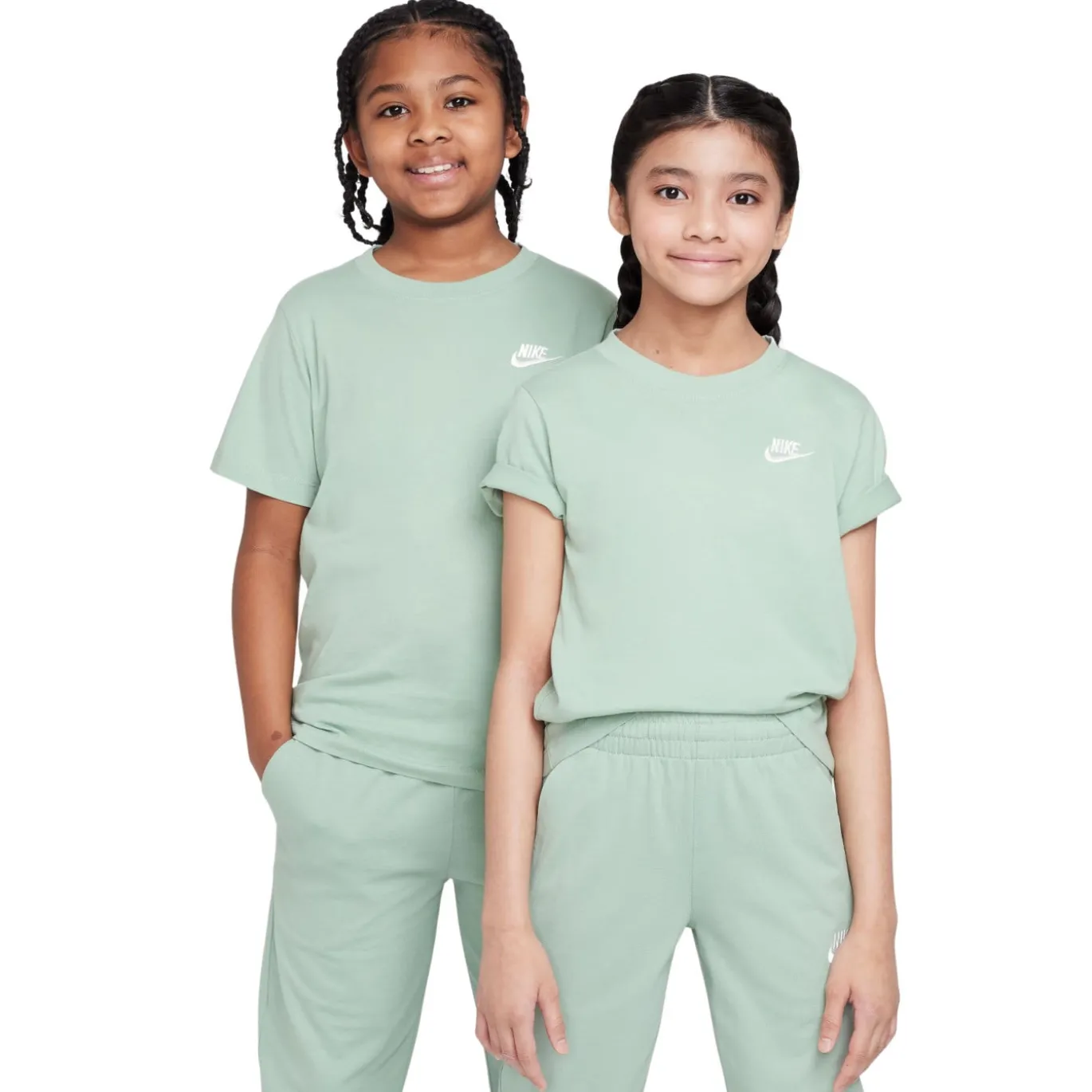 Nike Sportswear T-Shirt Kids Lichtgroen Wit