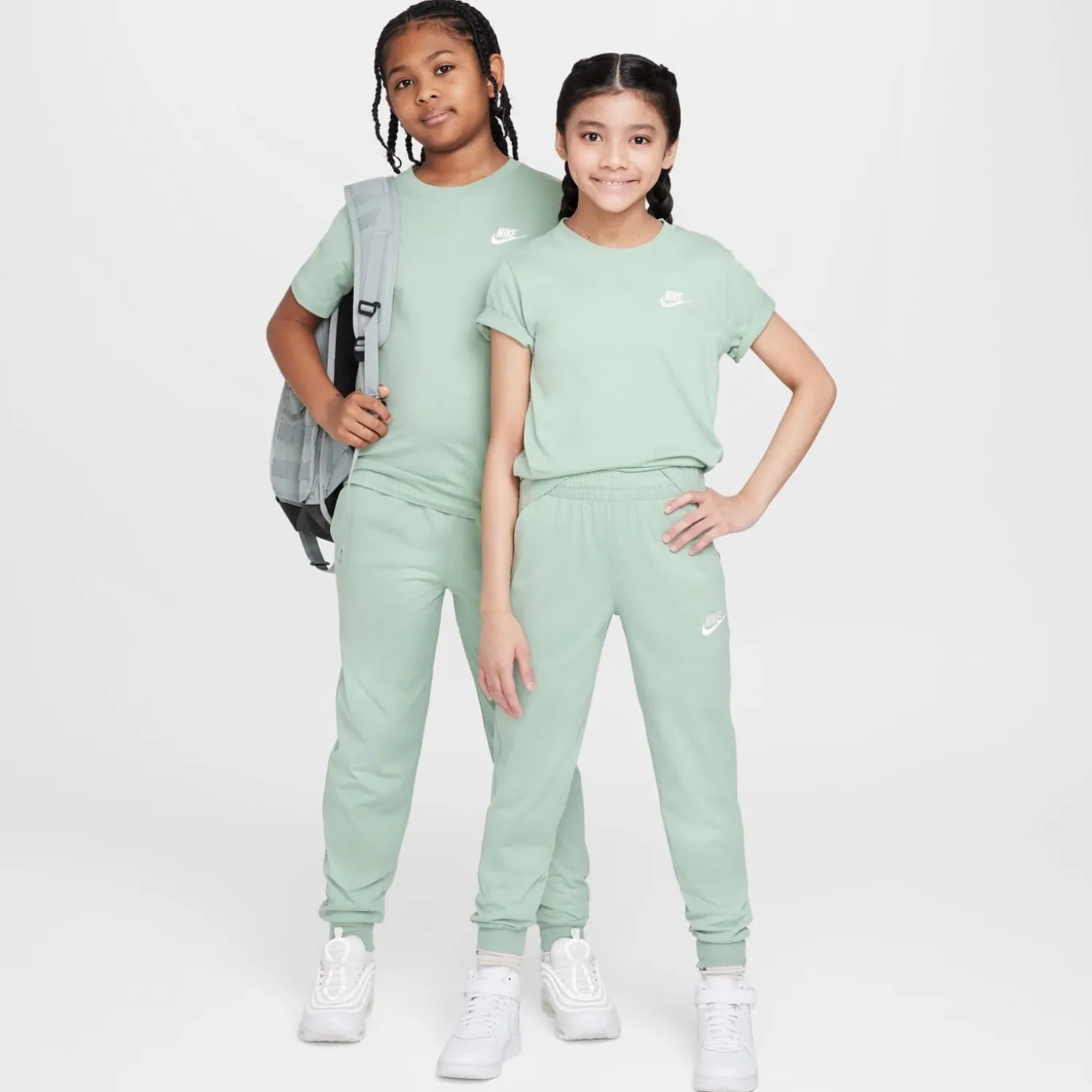 Nike Sportswear T-Shirt Kids Lichtgroen Wit