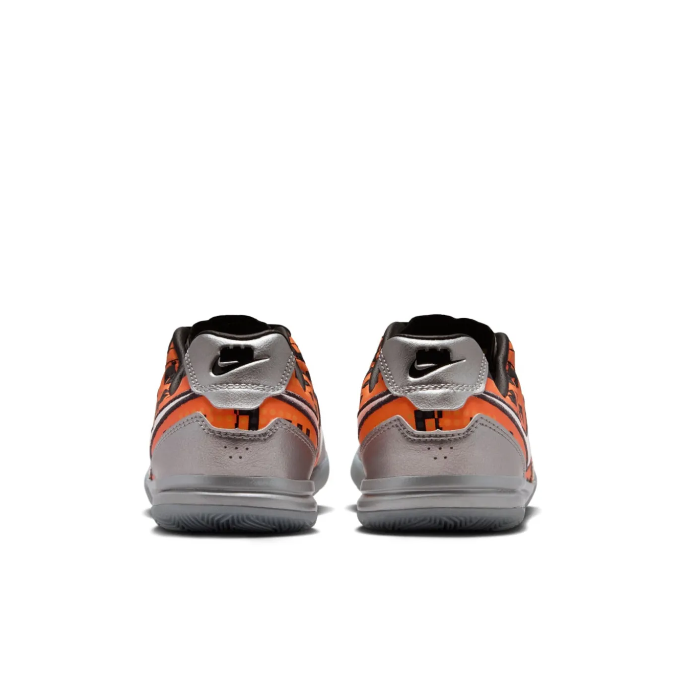 Nike Streetgato x LEGO® Straatvoetbalschoenen Kids Oranje Zwart Zilver