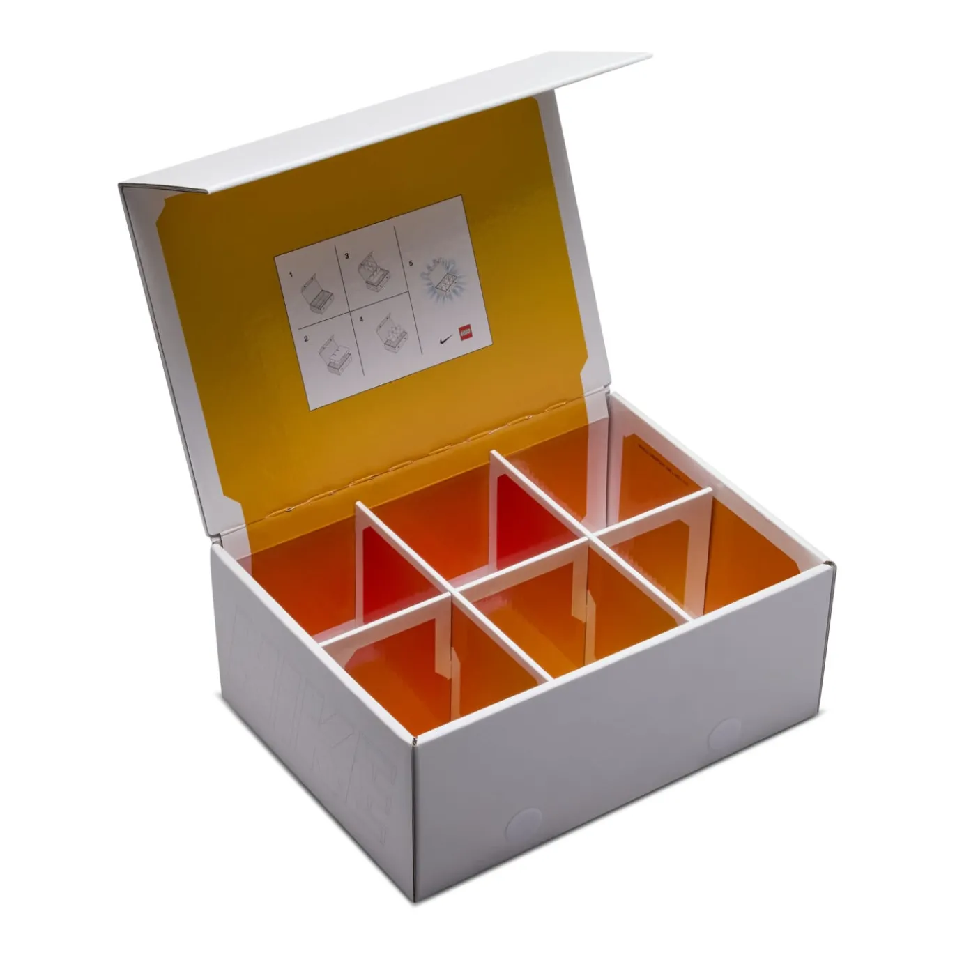 Nike Streetgato x LEGO® Straatvoetbalschoenen Kids Oranje Zwart Zilver