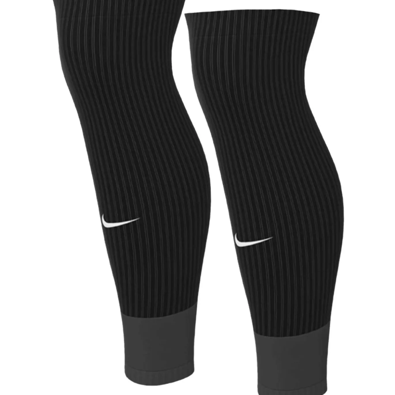 Nike Strike Sok Sleeves Zwart Donkergrijs Wit