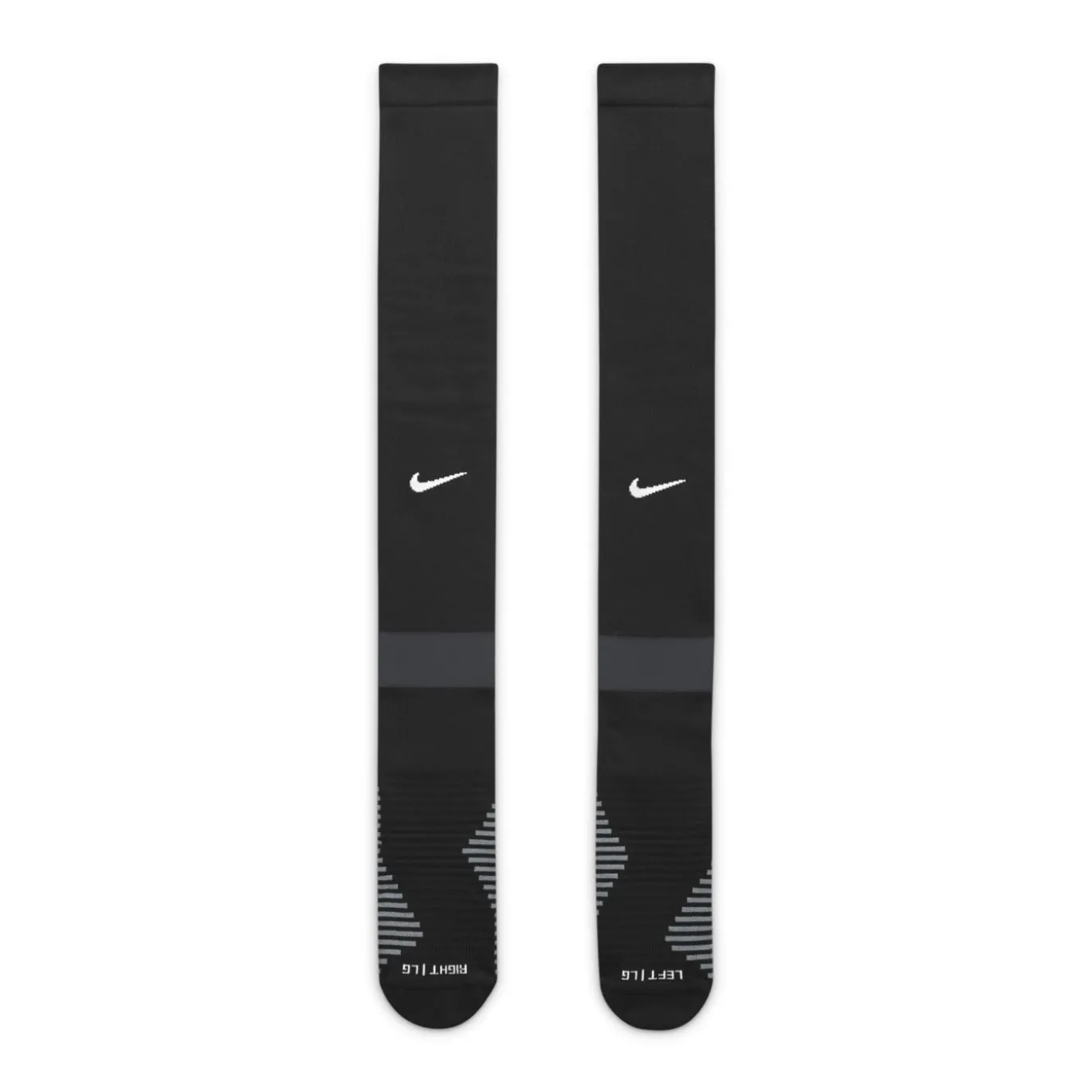 Nike Strike Voetbalsokken Zwart Donkergrijs Wit