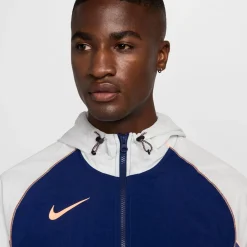 Nike Strike+ Woven Jack Donkerblauw Paars Lichtoranje