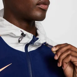 Nike Strike+ Woven Jack Donkerblauw Paars Lichtoranje