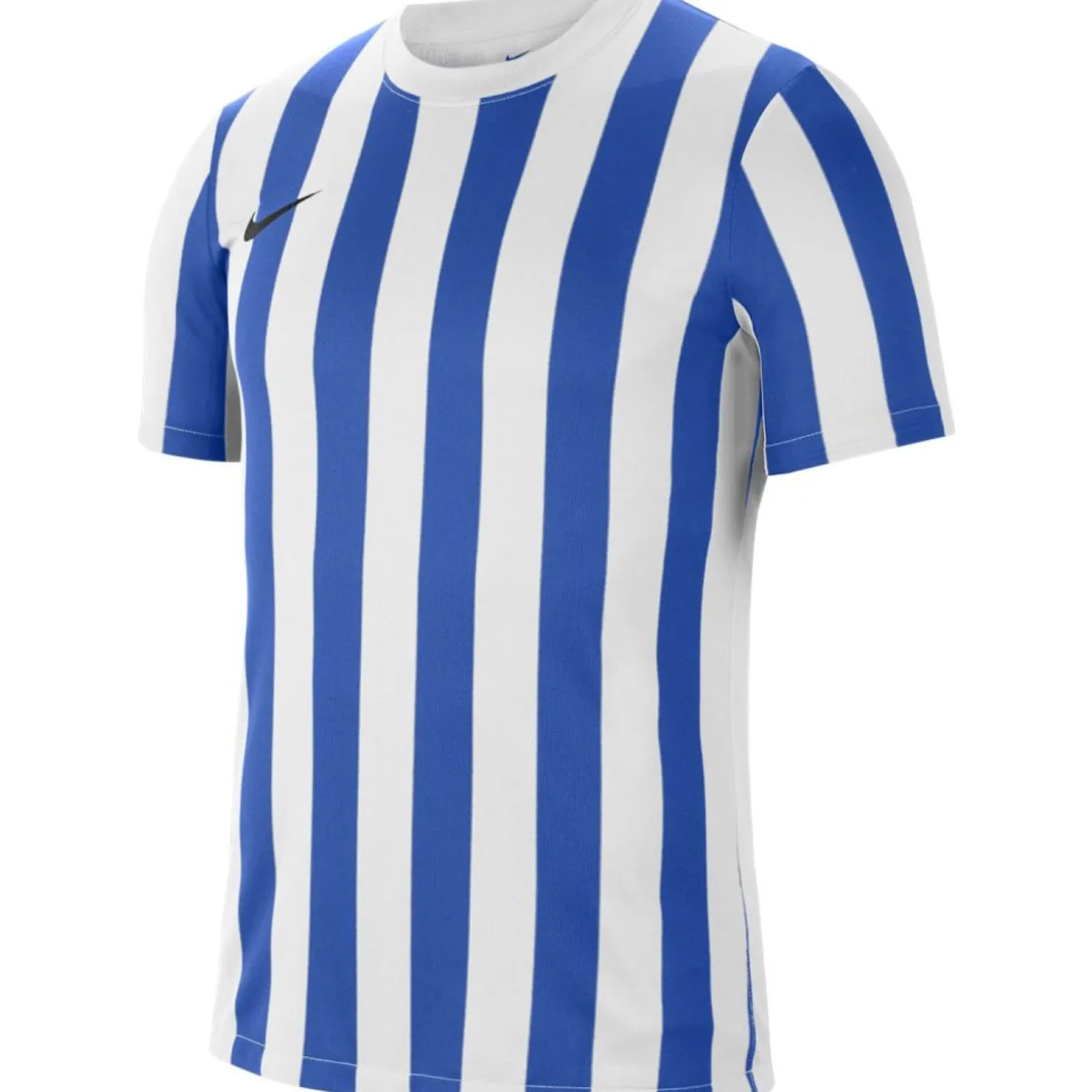 Nike Striped Division IV Voetbalshirt Wit Blauw