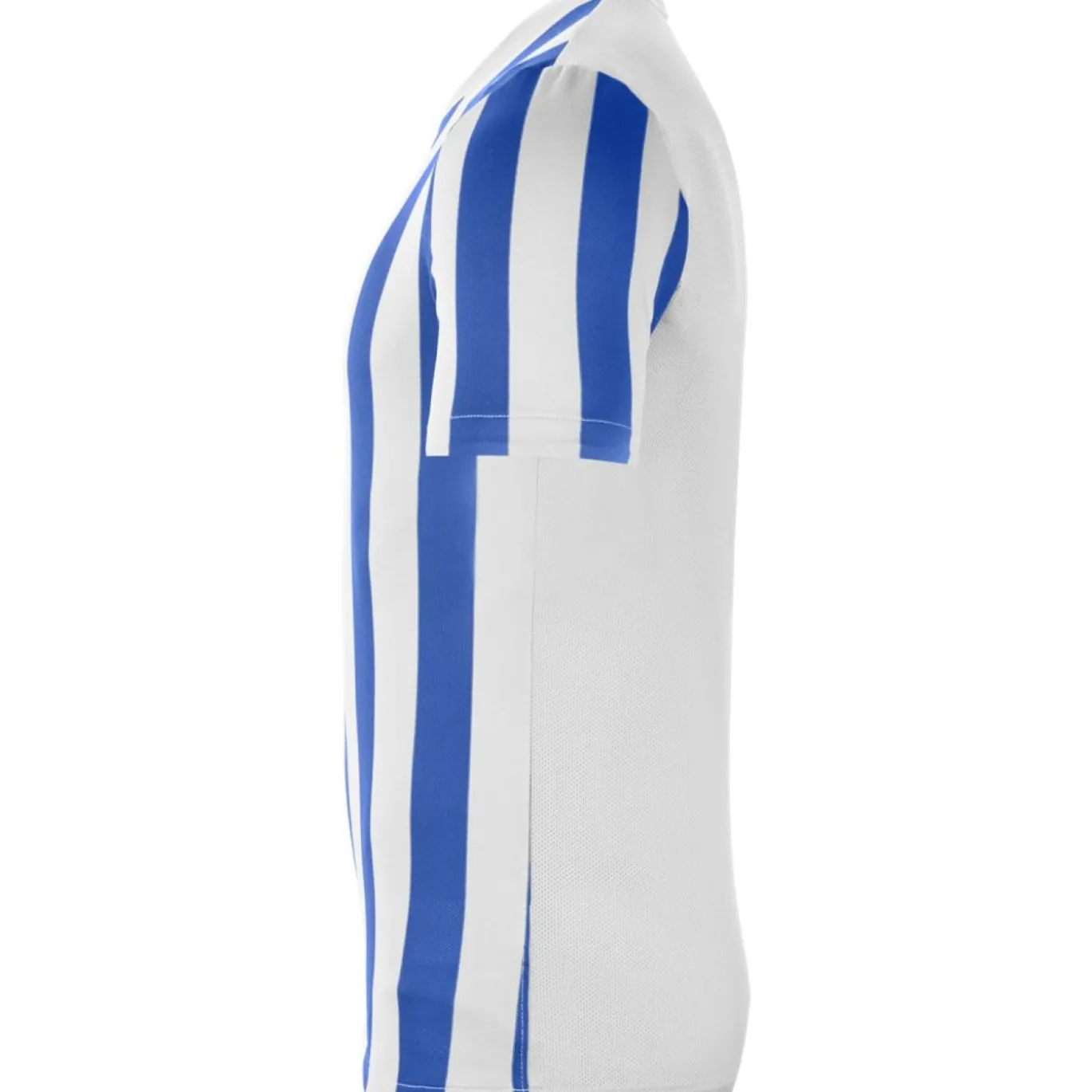 Nike Striped Division IV Voetbalshirt Wit Blauw