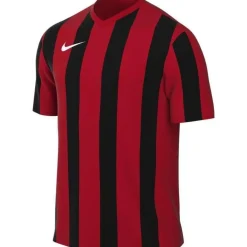 Nike Striped Division V Voetbalshirt Rood Zwart