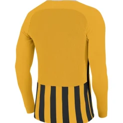 Nike Stripe Division III Voetbalshirt Lange Mouwen Geel Zwart