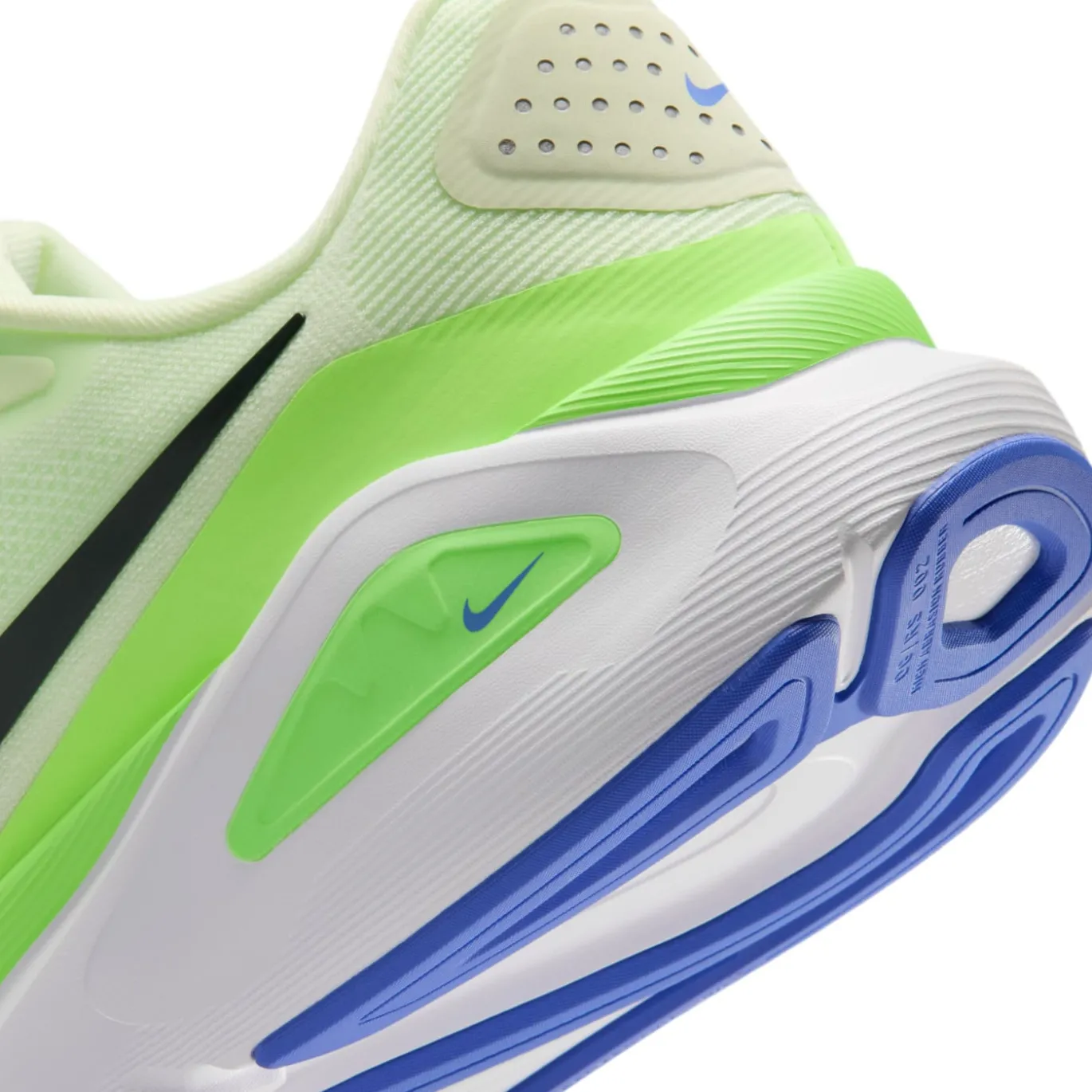 Nike Structure 26 Hardloopschoenen Lime Groen Felgroen Blauw Zwart