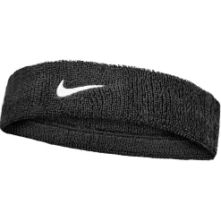 Nike Swoosh Classic Hoofdband Zwart Wit